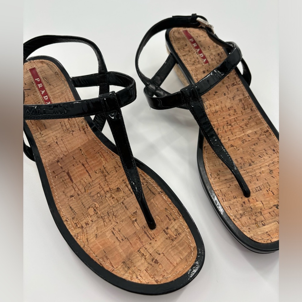 Prada wedge sandals - Picture 2 of 8